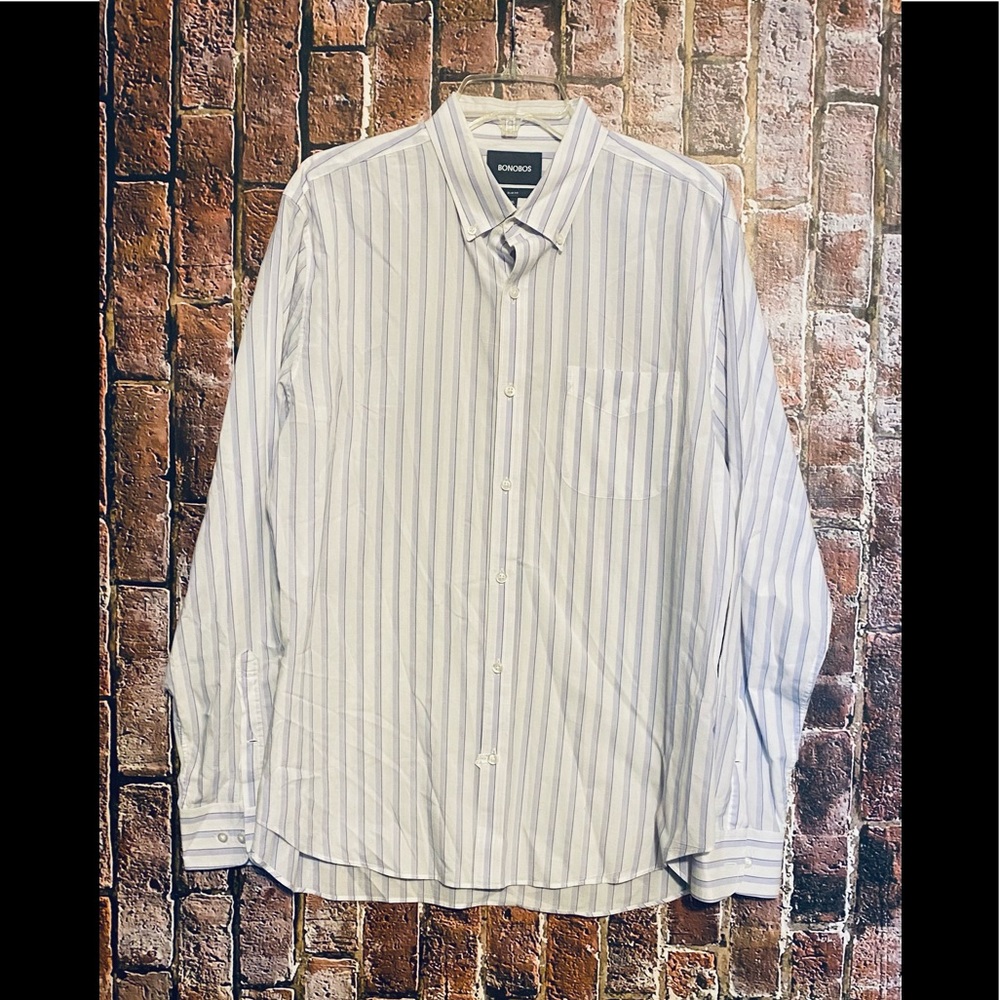 EUC Men’s Bonobos Men’s Slim Fit Button Down Long Sleeve SZ XL